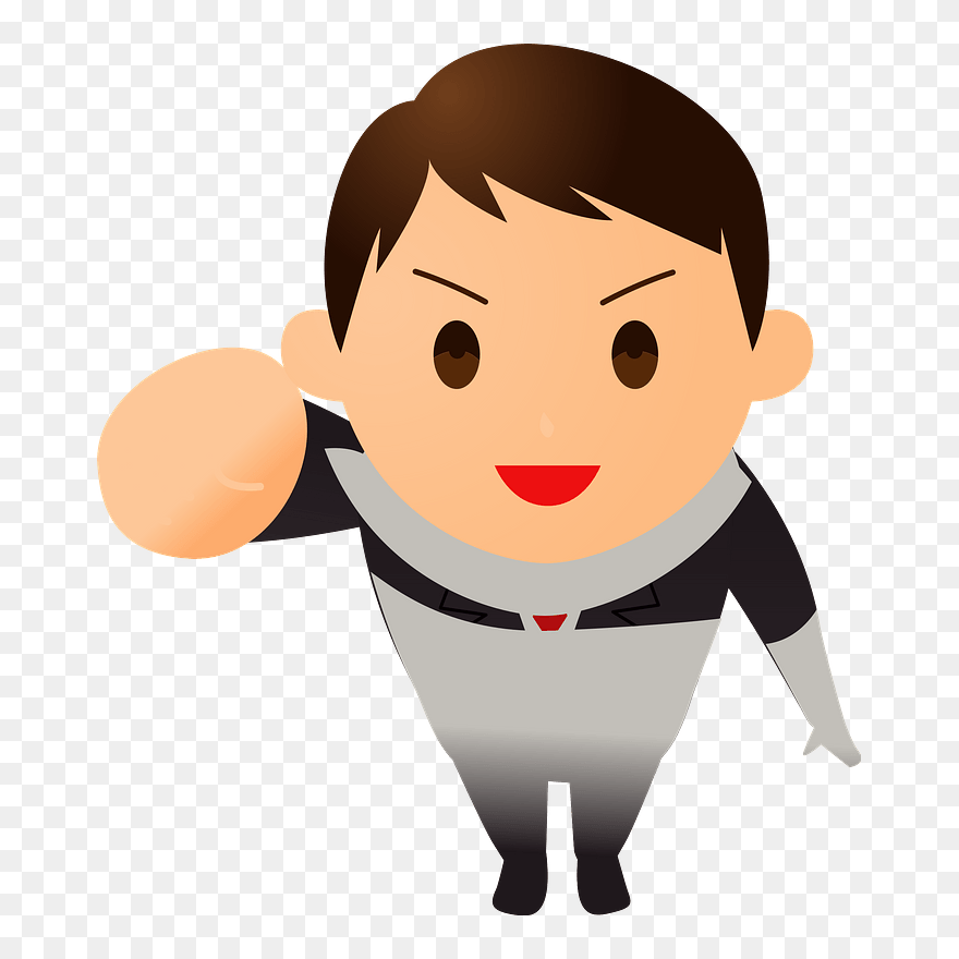 Business Man Motivation Clipart - ビジネス マン やる気 イラスト - Png Download