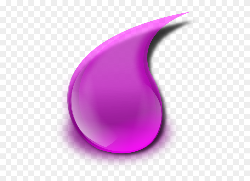 Violet Drop - Purple Droplet Clipart - Png Download