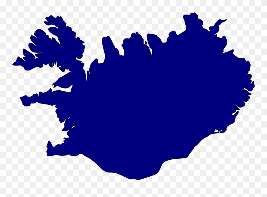 Iceland Map Png Clipart