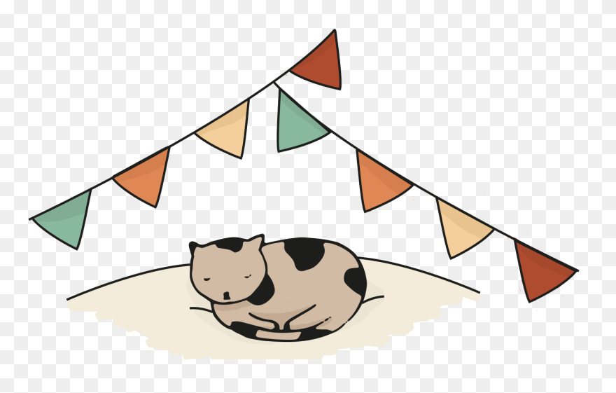 Cat Yawns Clipart