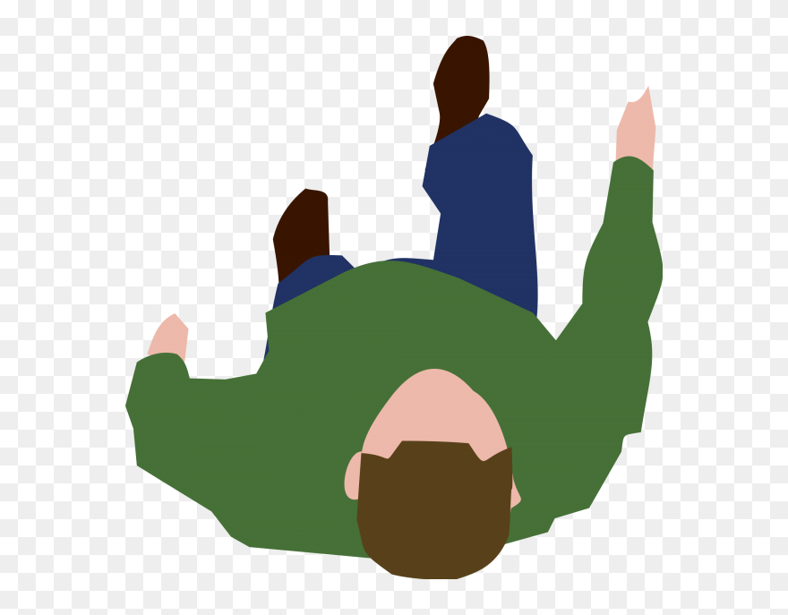 Person Top View Vector Clipart