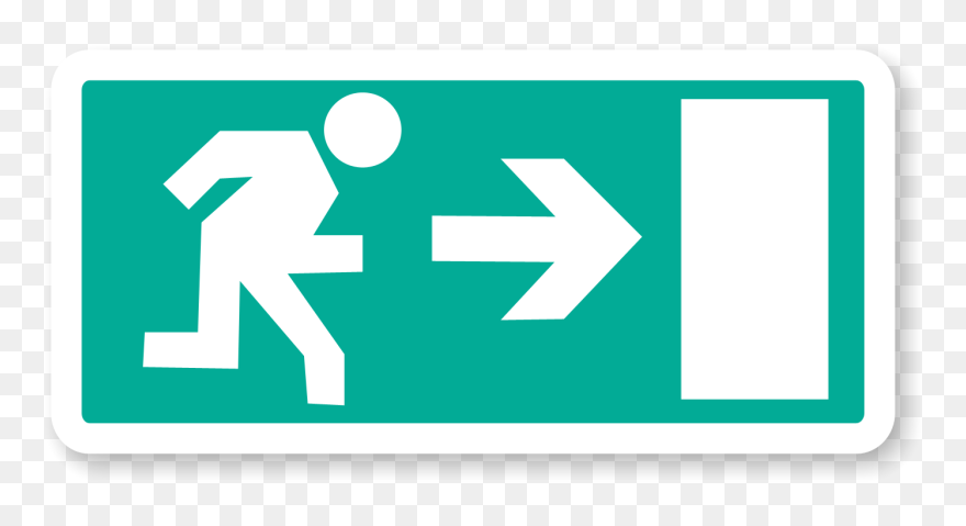 Line Clipart Emergency Exit Stock Photography Lenka - Escape Route Png Png Transparent Png