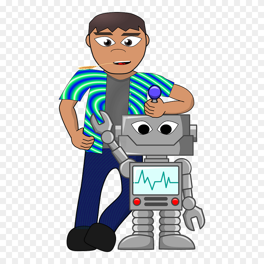 Villager M2 Future Clipart - Cartoon Robot - Png Download