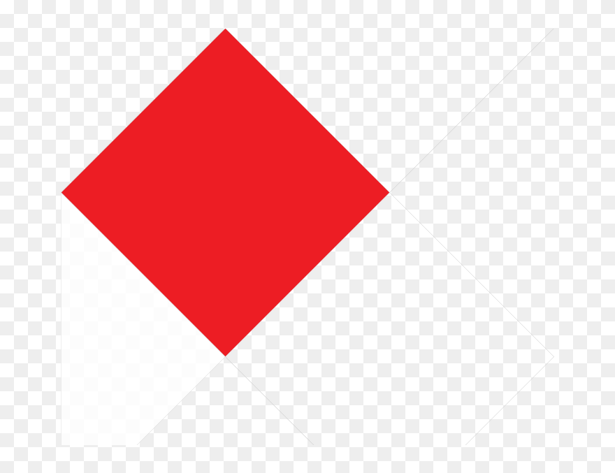 Red Diamond Shape Png, Picture - Red Flag Clipart