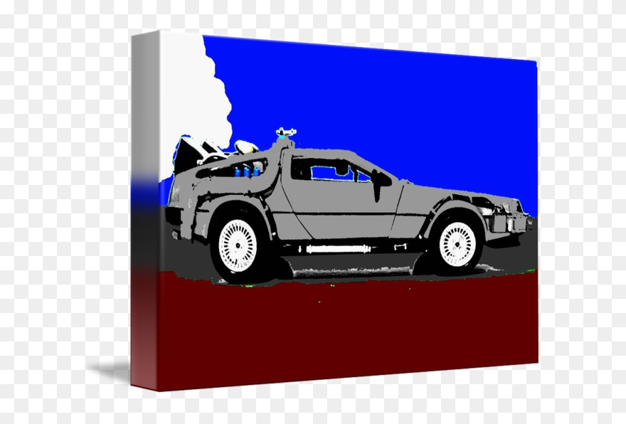 Clipart Library Library Back To The Future Delorean - Delorean Dmc-12 - Png Download
