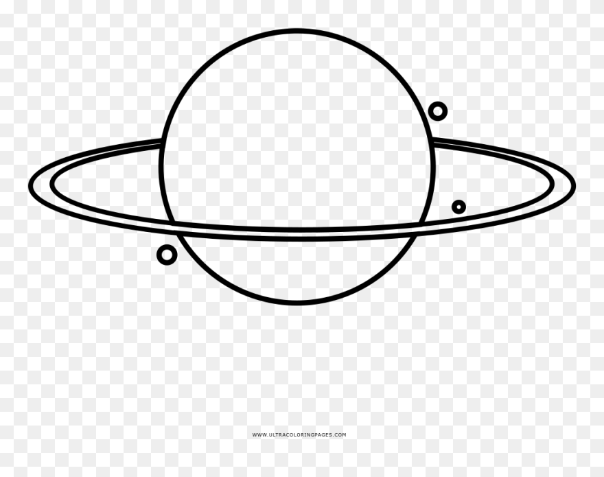 Neptune Coloring Page - Line Art Clipart