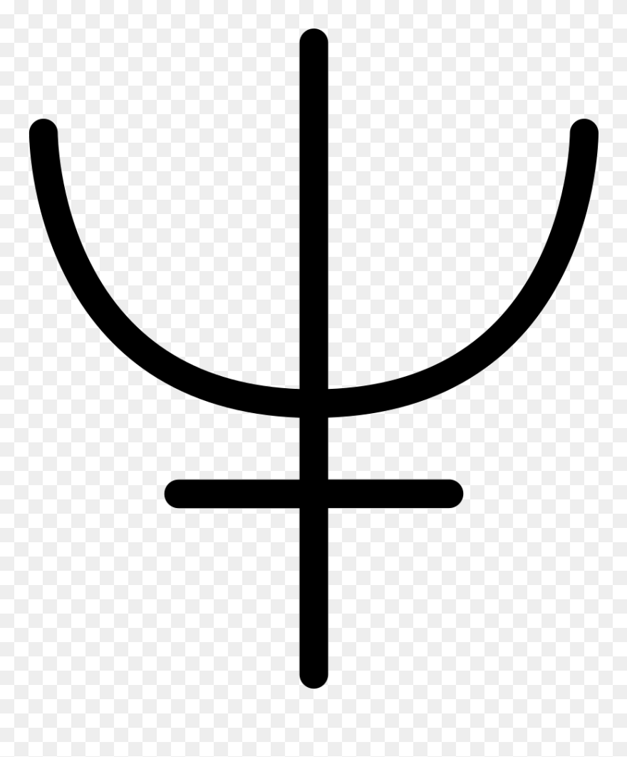 Planet Neptune - Cross Clipart