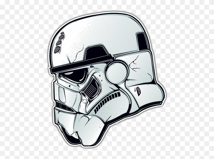 Star Wars Stormtrooper Helmet Png Image Background - Stormtrooper Helmet Png Clipart