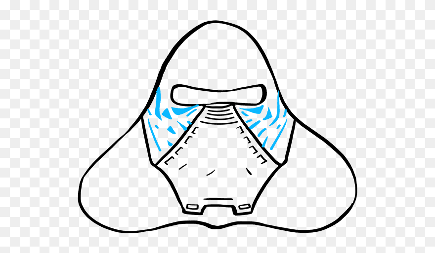How To Draw Kylo Ren - Drawing Clipart