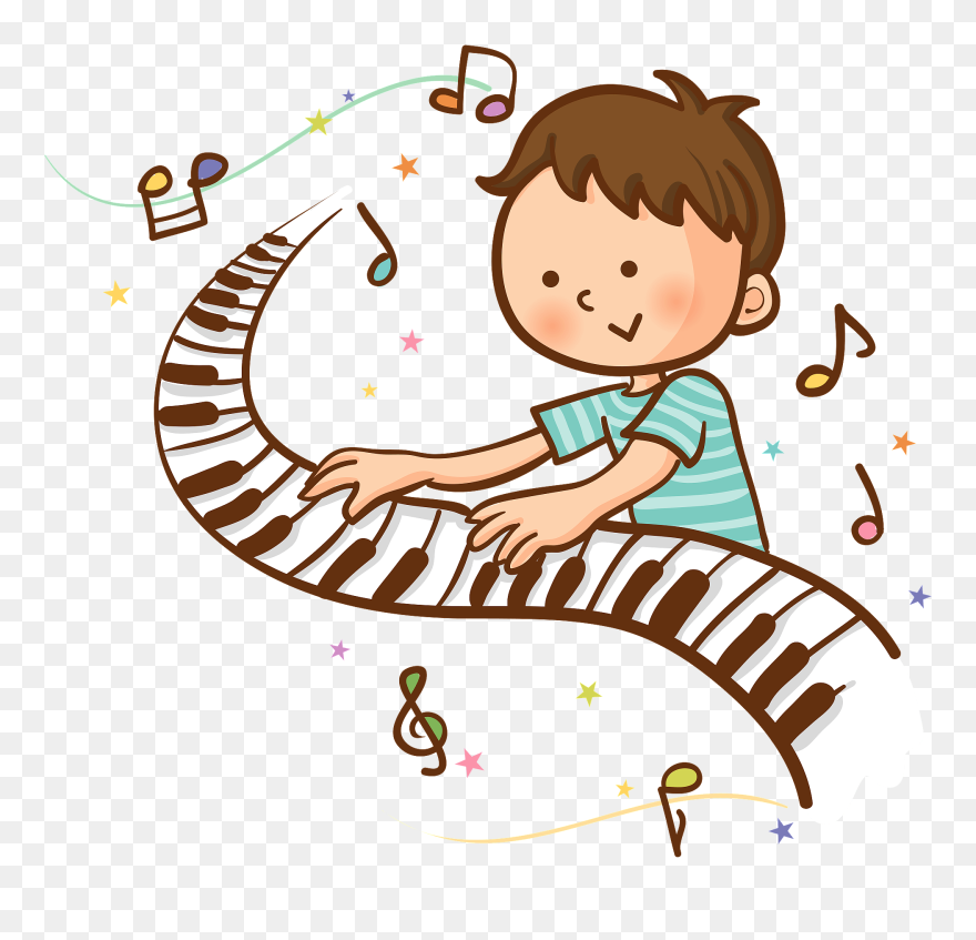 無料 イラスト ピアノ を 弾く Clipart