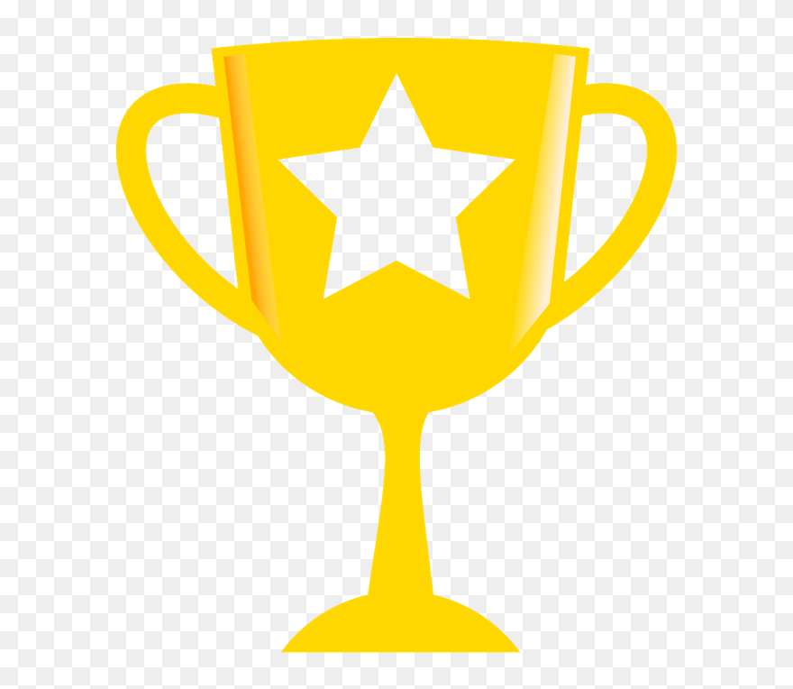 Transparent Trophy Clip Art - Printable Color Red Flash Card - Png Download