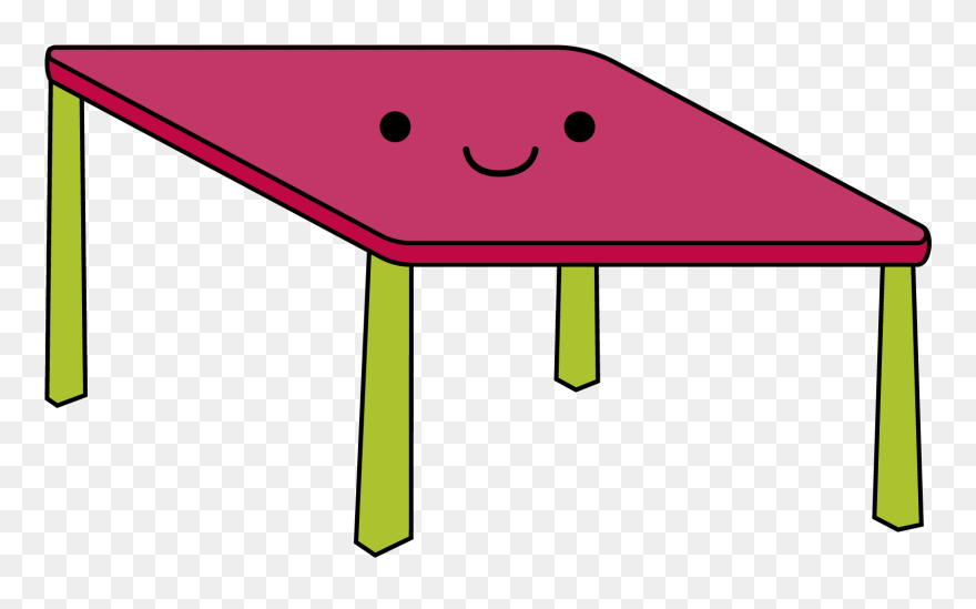 Classroom Objects Flashcards Table Clipart