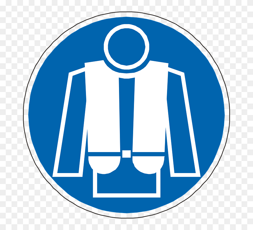 Winter Coat Clipart 13, Buy Clip Art - Life Jacket Ppe Sign - Png Download