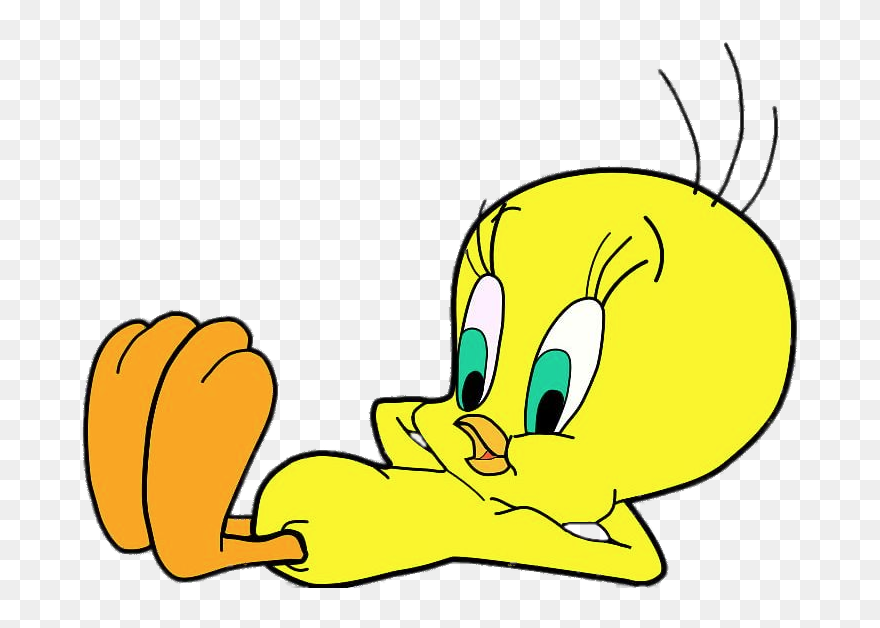 Tweety Pie Resting - Tweety Pie Clipart