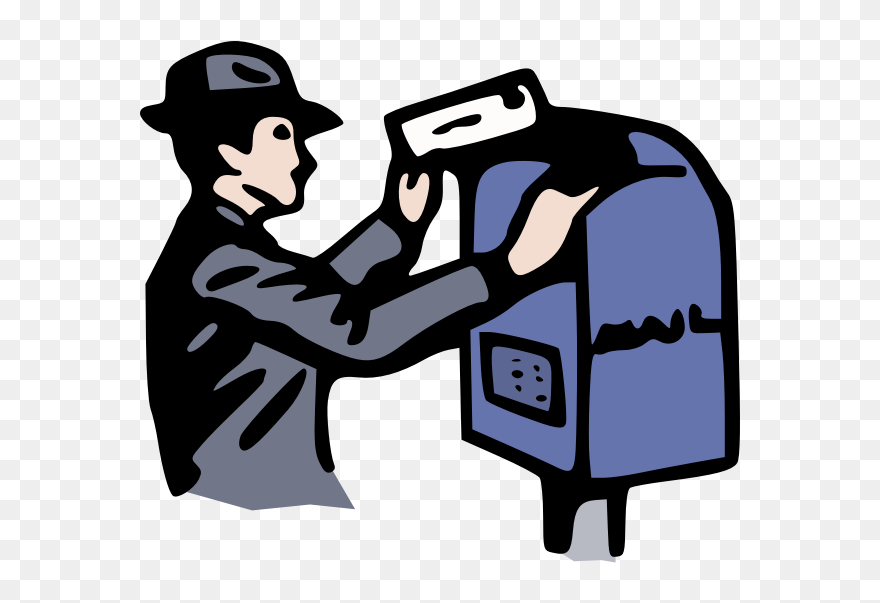 Postal Box - Letter To Email Gif Clipart