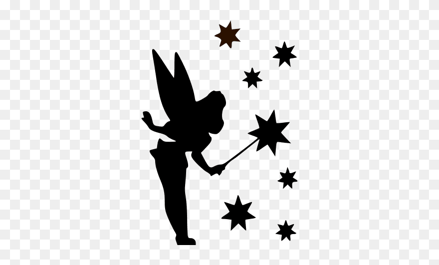 Tinkerbell 8 Vinyl Decal Sticker - Wish Upon A Cure Relay For Life Clipart