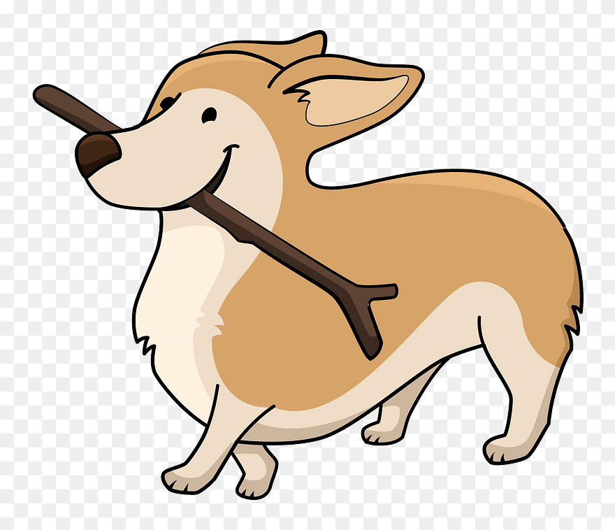 Corgi Clipart - Quedate En Casa Ecuador - Png Download