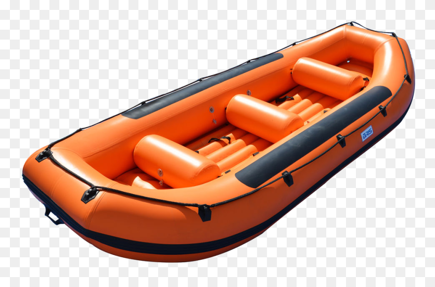 Rafting Clipart Transparent - Inflatable Boat Png
