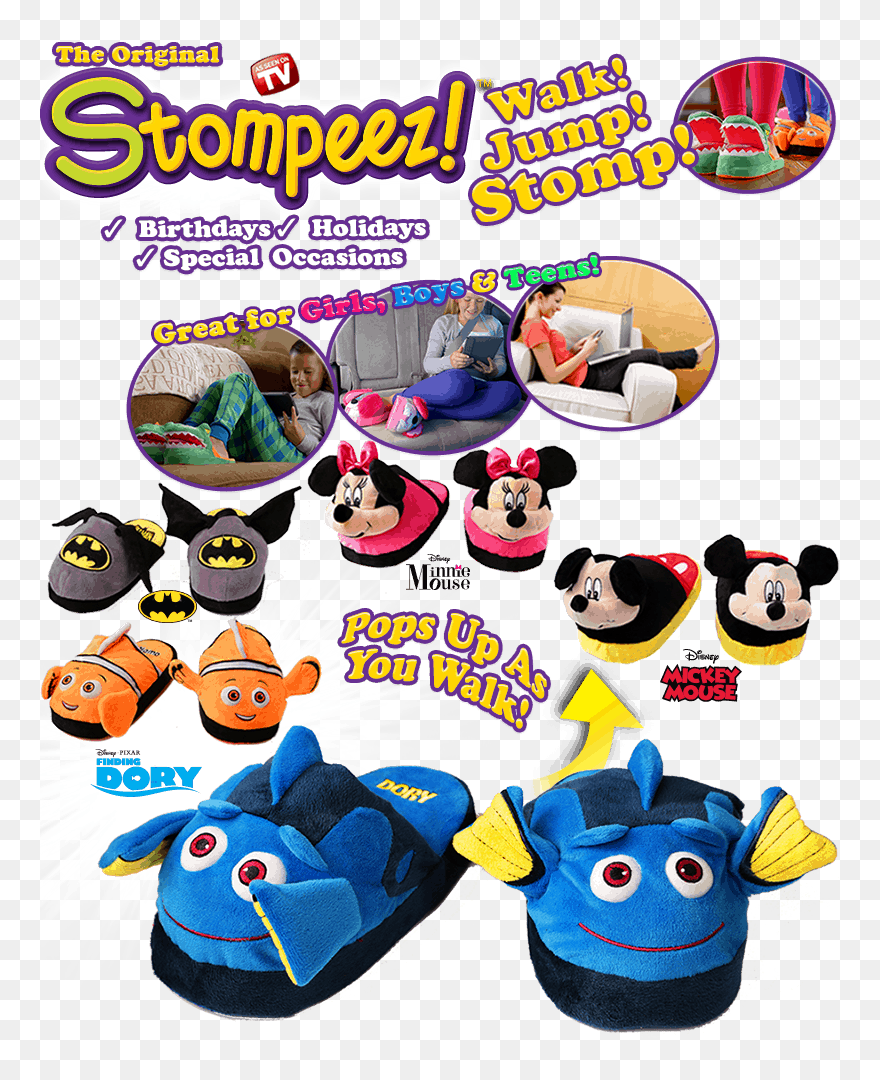 Stompeez New Characters - Slippers Stompeez Disney Clipart