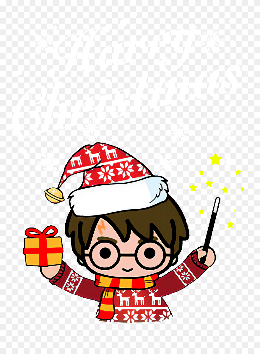 Merry Christmas Harry Potter Harry Christmas Shirt - Harry Potter Clip Art Christmas - Png Download