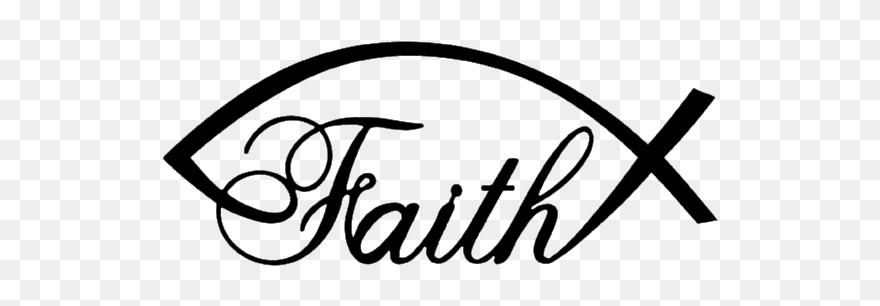 Christian Fish Black And White Clipart