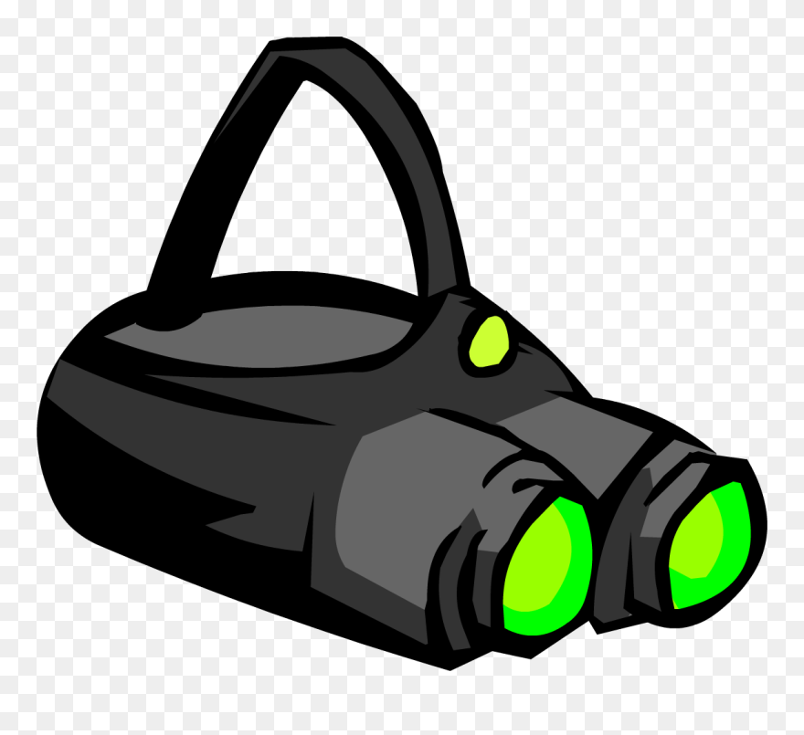 Gafas Negras - Club Penguin Rewritten Night Vision Goggles Clipart