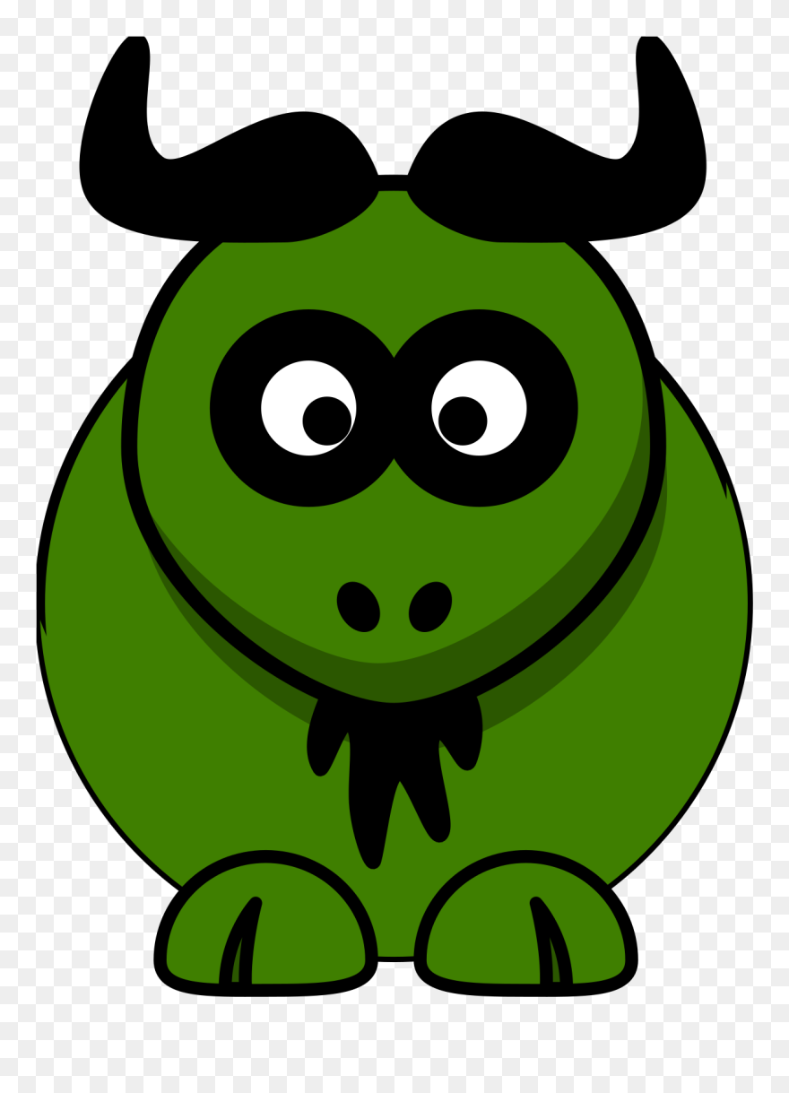 Cartoon Gnu Clipart