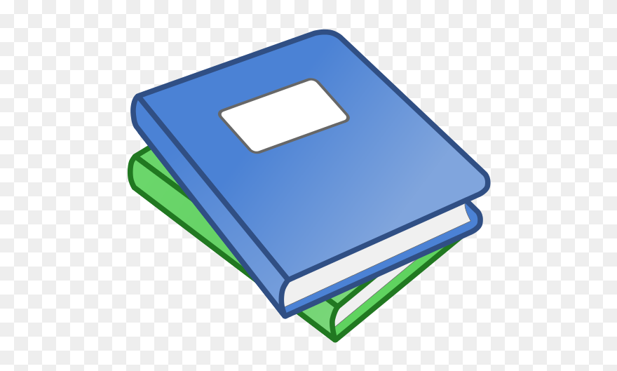 Free Clip Art "stack Of Two Books - 2 Books Clipart - Png Download
