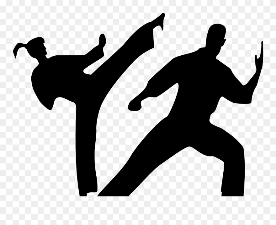 Transparent Martial Art Clipart - Kick - Png Download