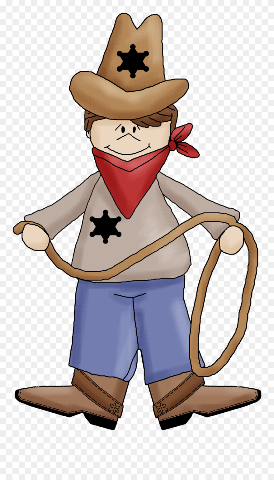 Cowboy Melonheadz Clipart