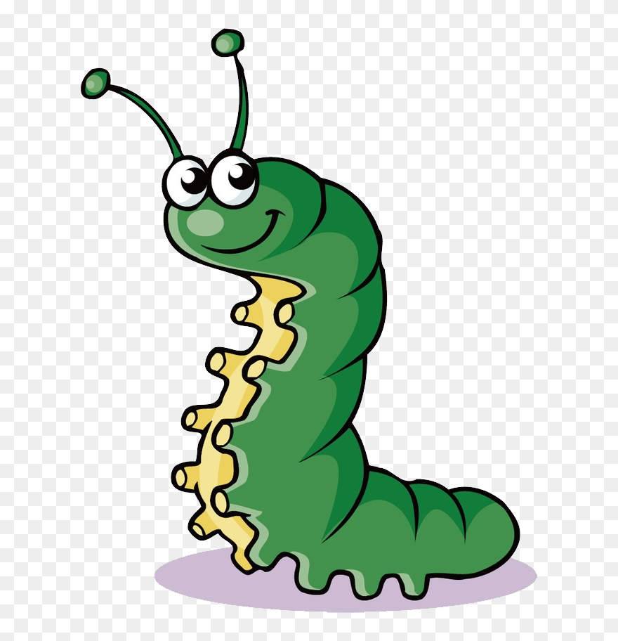 Caterpillar Png - Cartoon Caterpillar Transparent Clipart