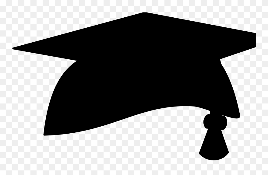 Silhouette Grad Cap Svg Clipart