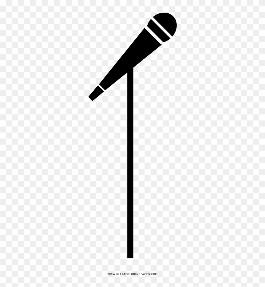 Microphone Stands Stand-up Comedy Comedian Computer - Microphone Stand Up Png Clipart