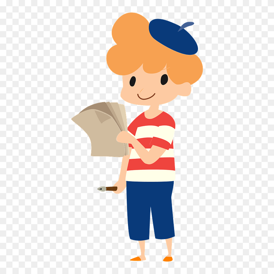 Comic Artist Clipart - Cartoon - Png Download