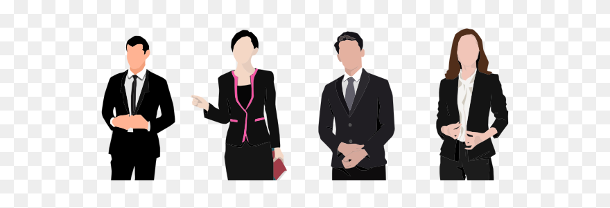 Business Professionals - Businessman And Woman Png Clipart