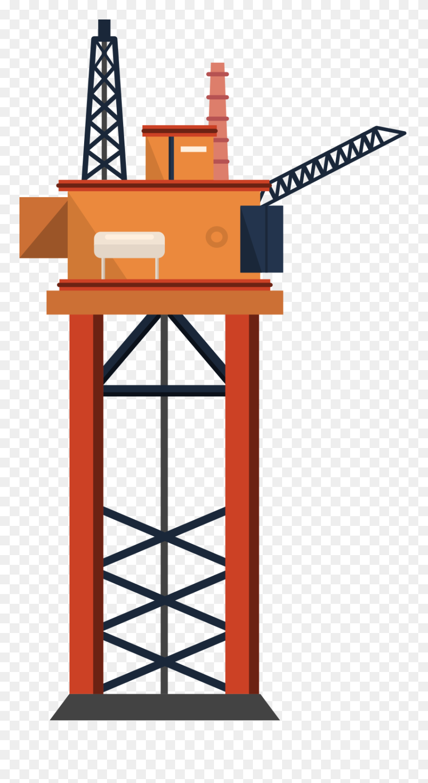 Oil Rig Clip Art - Png Download