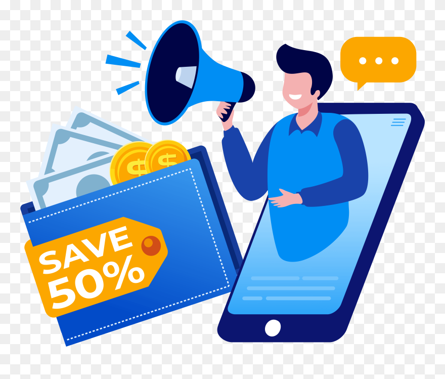 Global Data - Cashback Vector Clipart