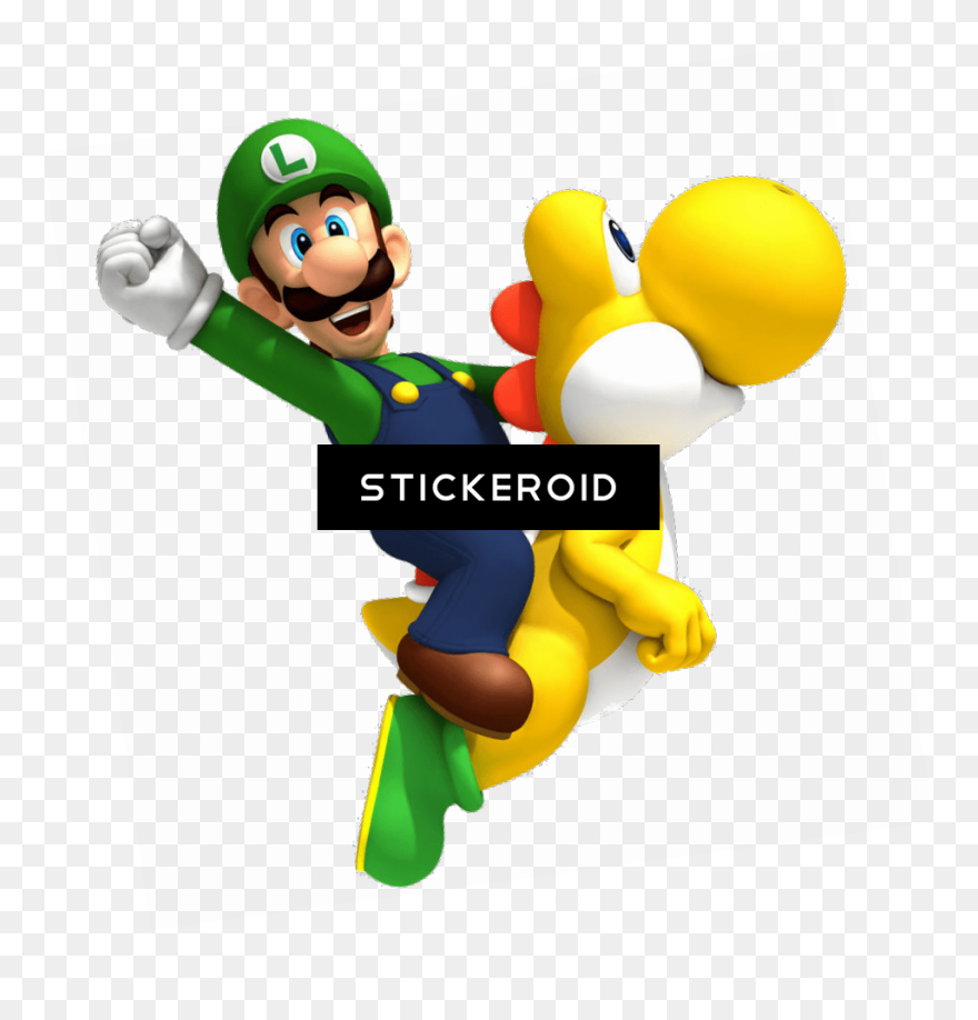 Transparent Yoshi Clip Art - Mario Bros Luigi Png
