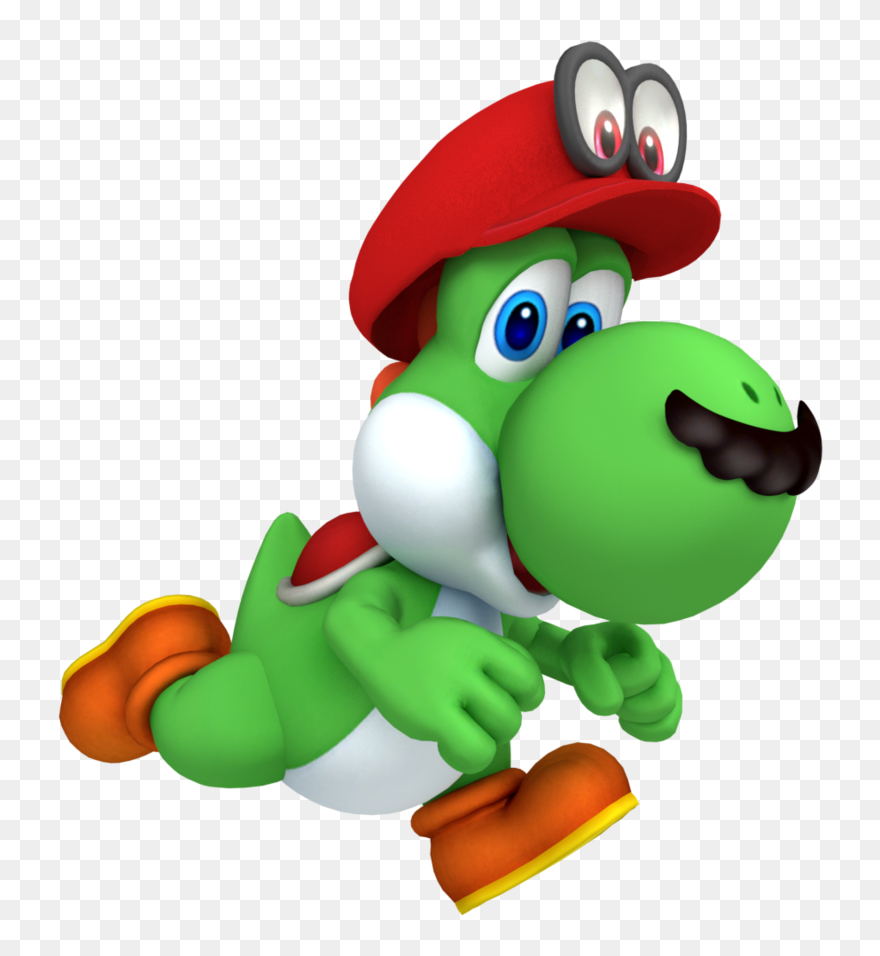 Mario Clipart Yoshi - Super Mario Odyssey Yoshi - Png Download