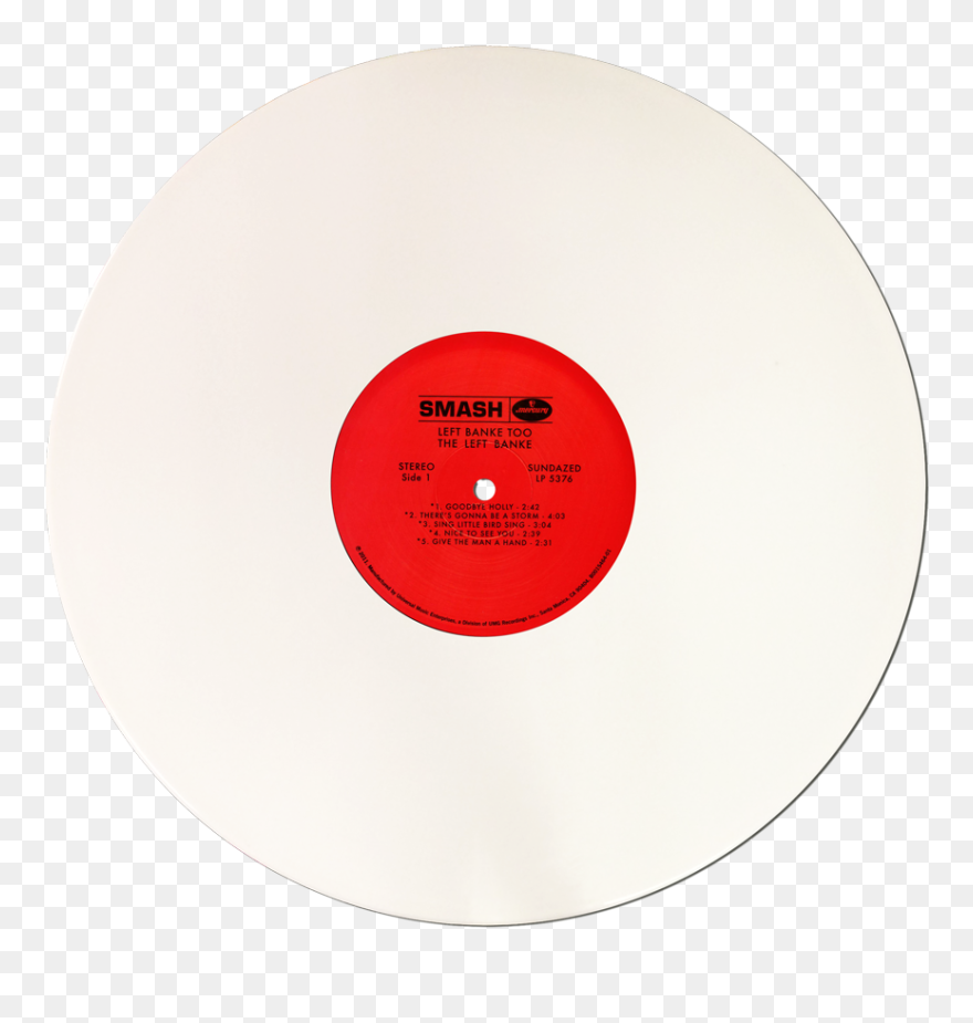 White Vinyl Record Png - Circle Clipart