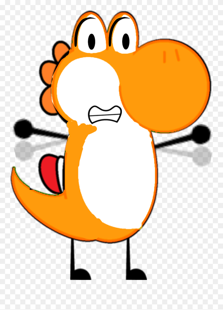 Yoshi Clipart Cool Easy - Black Yoshi Object Show - Png Download