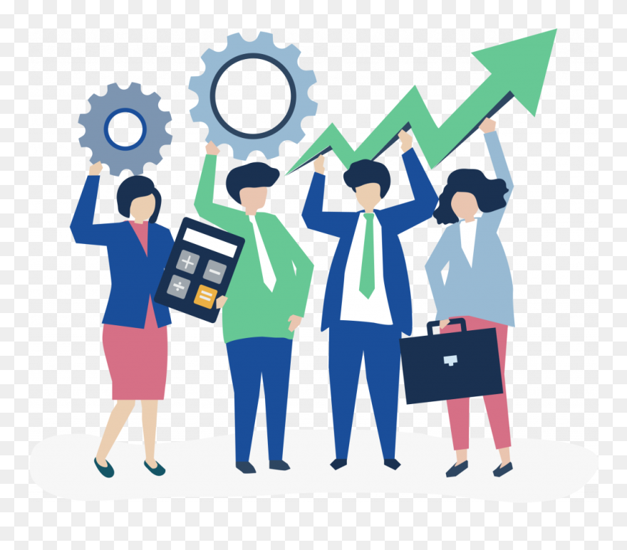 Business Illustration Growth Clipart