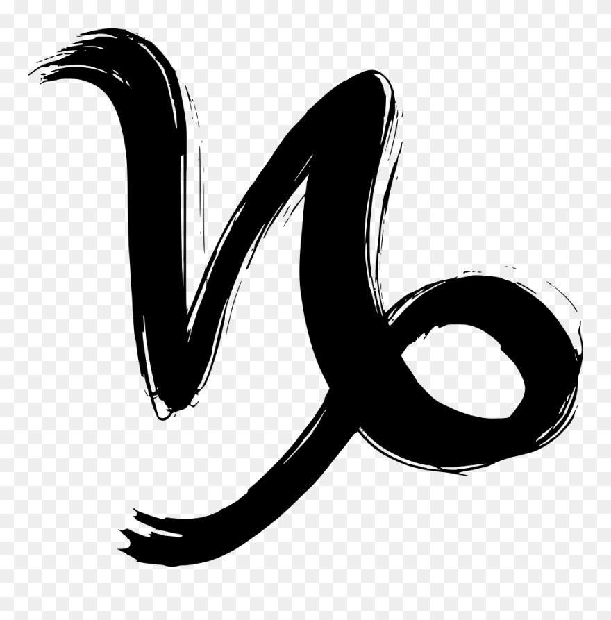 Capricorn B - Capricorn Sign Png Clipart