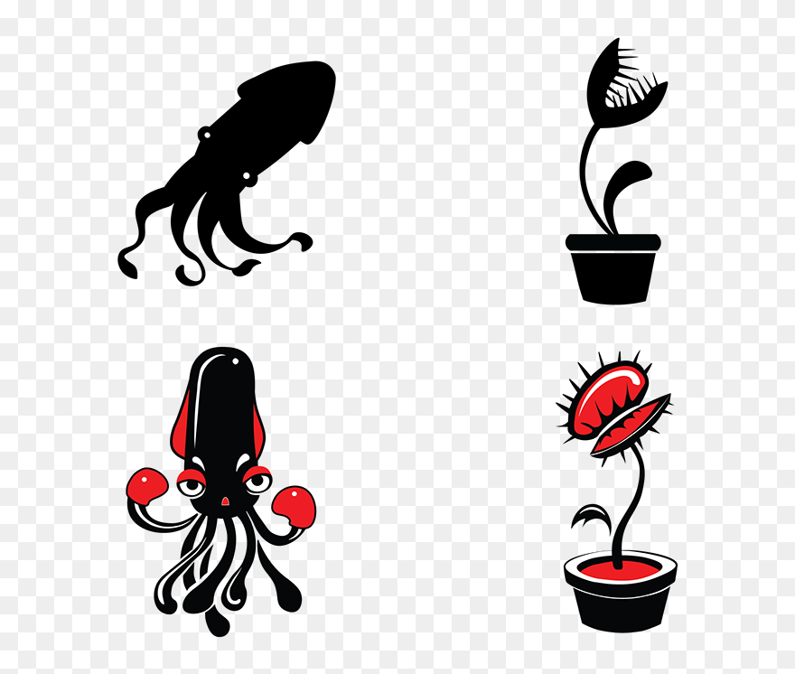 Venus Fly Trap Vector Clipart