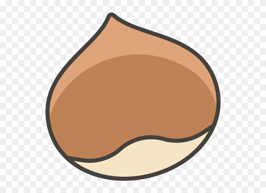 Chestnut Emoji Icon Clipart