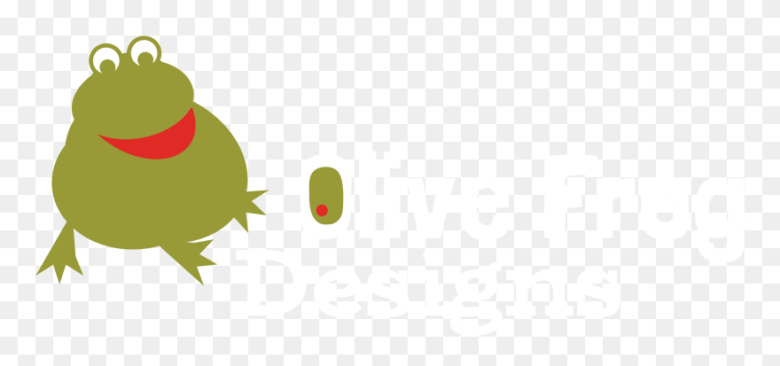 Olive Frog Designs Logo Clipart