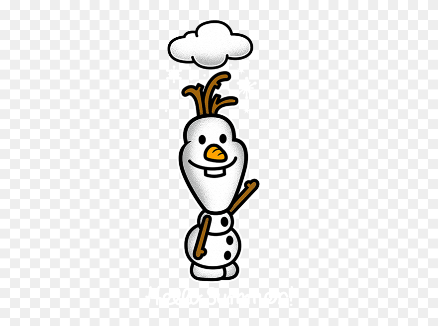 Cute Olaf Cartoon Clipart