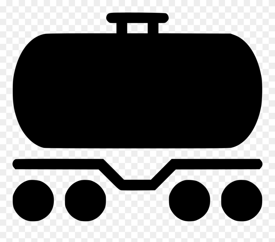 Cystern Railcar - Svg Rail Car Clipart