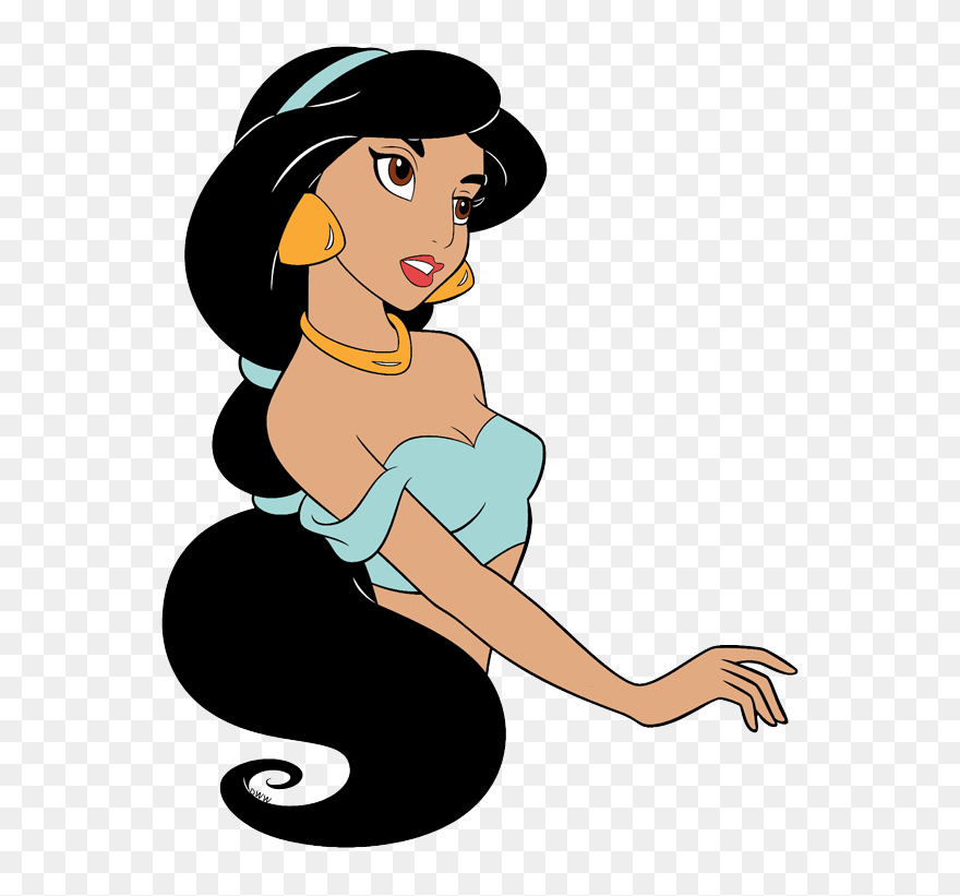 Раскраска Жасмин Clipart