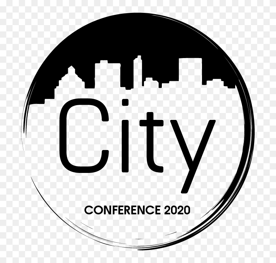 City Conference 2020 Logo Black - Circle Clipart